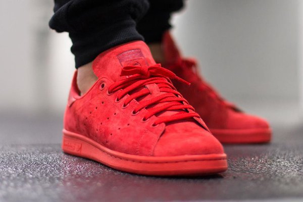 adidas stan smith homme rouge